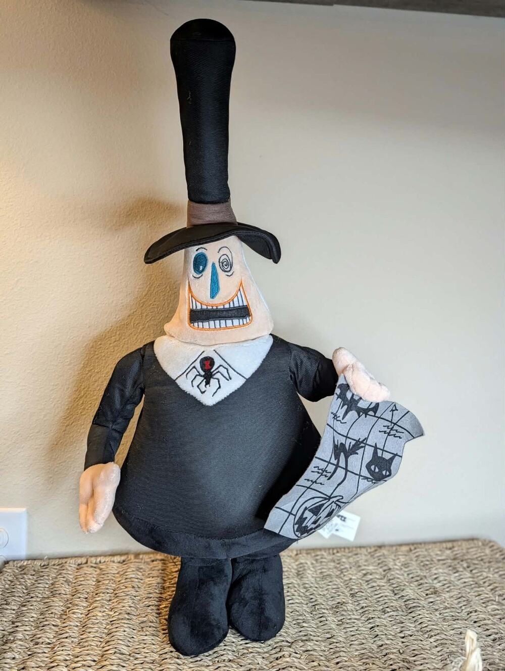Disney Nightmare Before Christmas Plush Mayor Of Halloween Town Door Greeter 25"